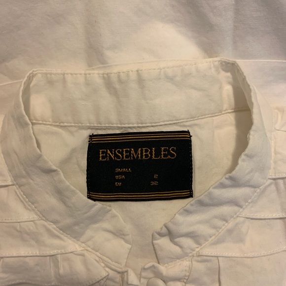 White Ruffle Dress - Picture 4 of 4